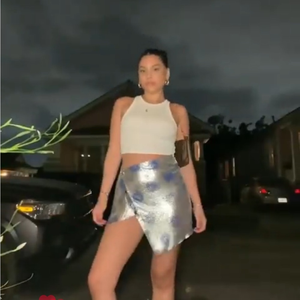 Chainmail asymmetrical skirt one size